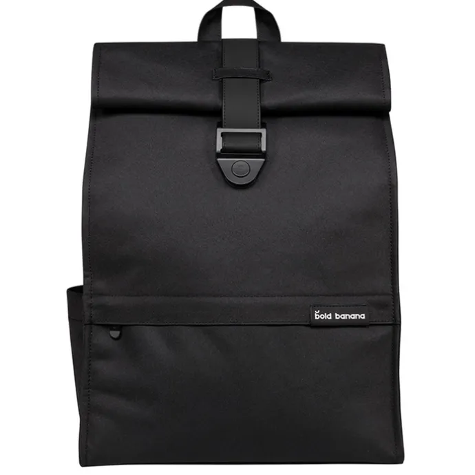 Bold Banana Roll Top Backpack big black