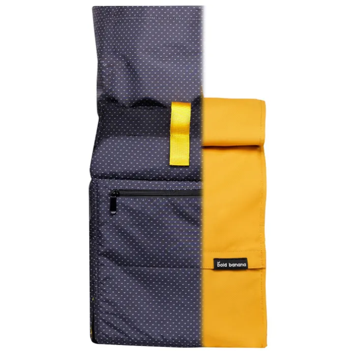 Bold Banana Roll Top Backpack yellow beetle