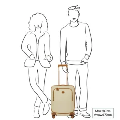 Bric's Firenze Trolley 55cm cream