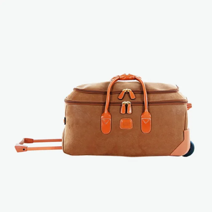 Bric's Life Holdall Wheeled Duffle 55 camel