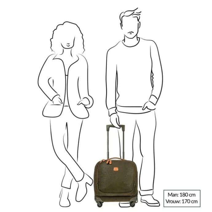 Bric's Life Pilot Case olive