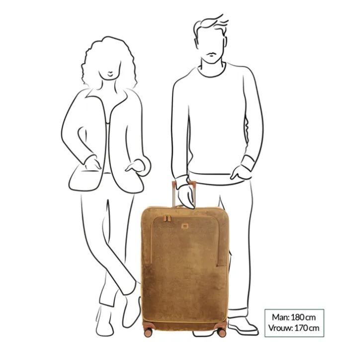 Bric's Life Trolley L camel