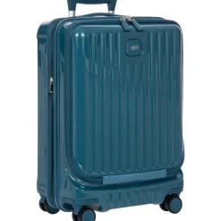 Bric's Positano Cabin Trolley 55 with Pocket sea green