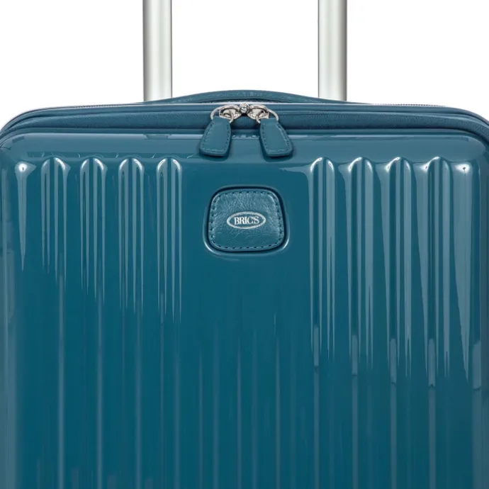 Bric's Positano Cabin Trolley 55 with Pocket sea green