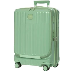 Bric's Positano Cabin Trolley 55 with Pocket sage green