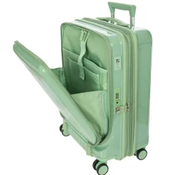 Bric's Positano Cabin Trolley 55 with Pocket sage green