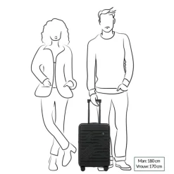 Bric's Ulisse Trolley Expandable 55 USB ocean blue