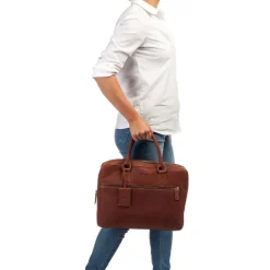 Burkely Antique Avery Laptopbag 13.3'' cognac