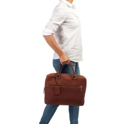 Burkely Antique Avery Laptopbag 13.3'' cognac