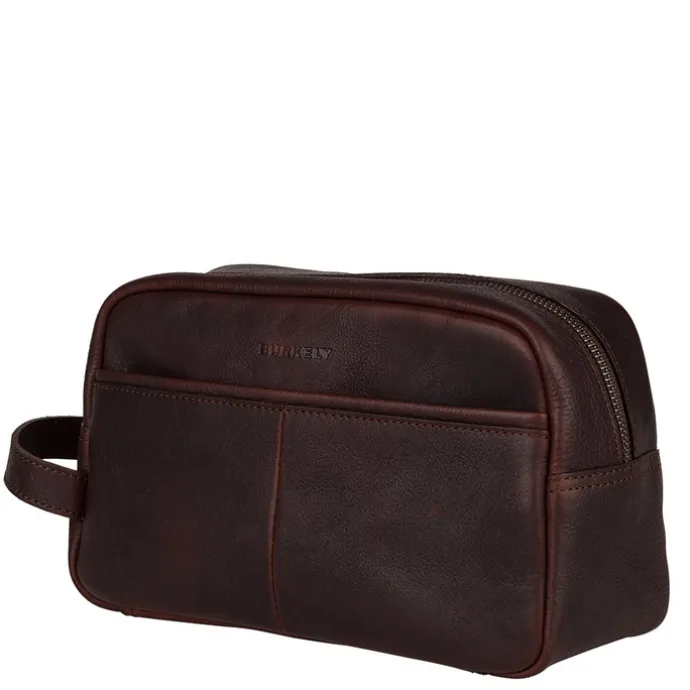 Burkely Antique Avery Toiletry Bag dark brown