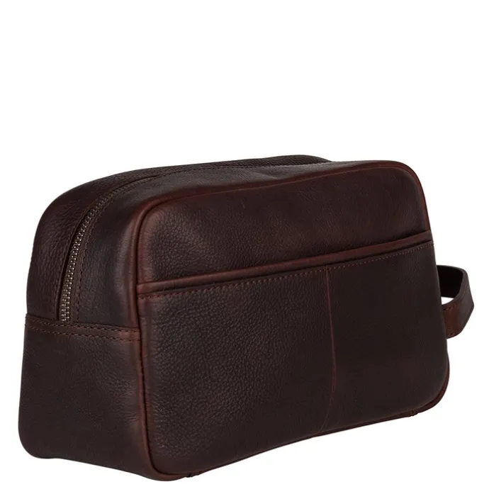 Burkely Antique Avery Toiletry Bag dark brown