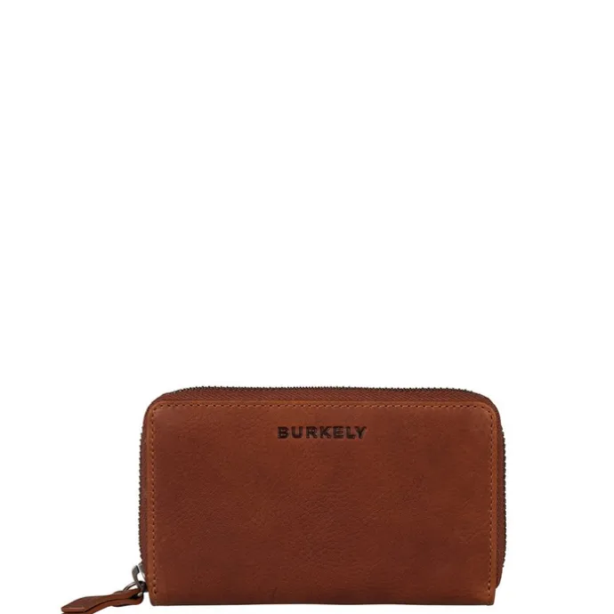 Burkely Antique Avery Wallet M Back Zipper cognac
