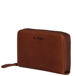 Burkely Antique Avery Wallet M Back Zipper cognac