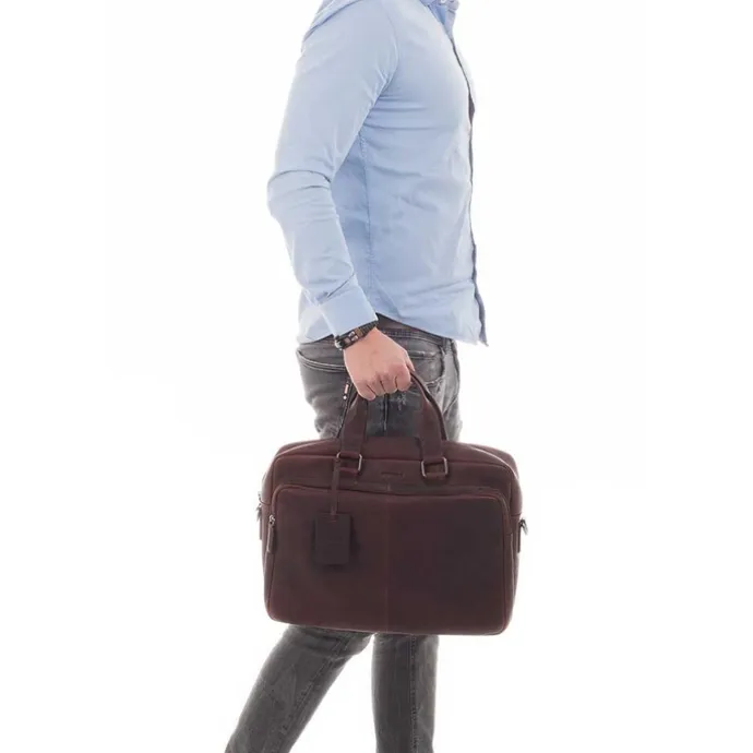 Burkely Antique Avery Workbag 15.6" dark brown
