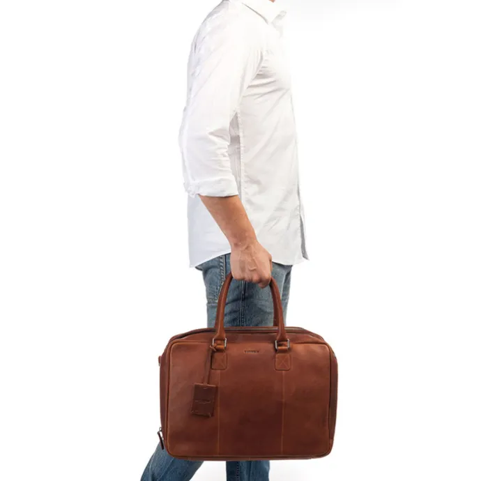 Burkely Antique Avery Worker 15.6" cognac