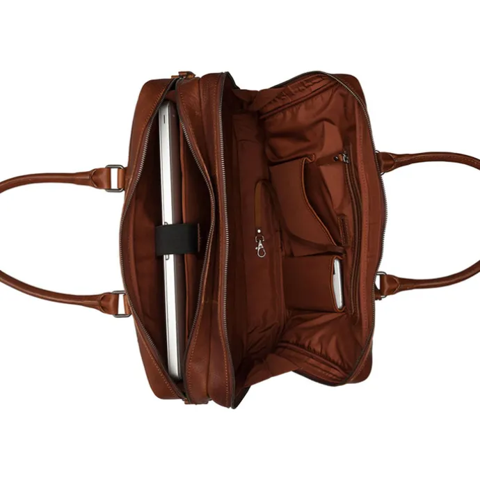Burkely Antique Avery Worker 15.6" cognac