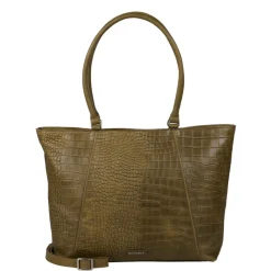 Burkely Cool Colbie Wide Tote 15.6" olive