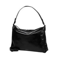 Burkely Creased Crystal Wide Hobo black