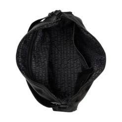 Burkely Creased Crystal Wide Hobo black