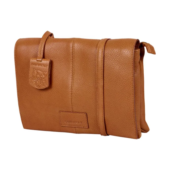 Burkely Soft Skylar Double Pocket Flap cozy cognac