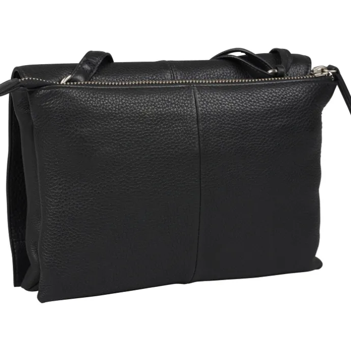 Burkely Soft Skylar Double Pocket Flap black