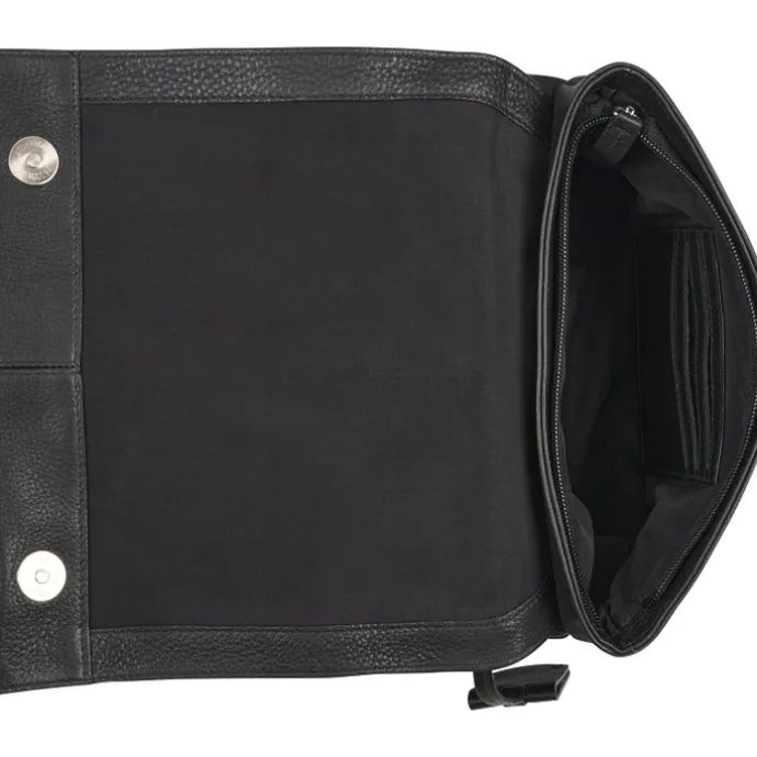 Burkely Soft Skylar Double Pocket Flap black