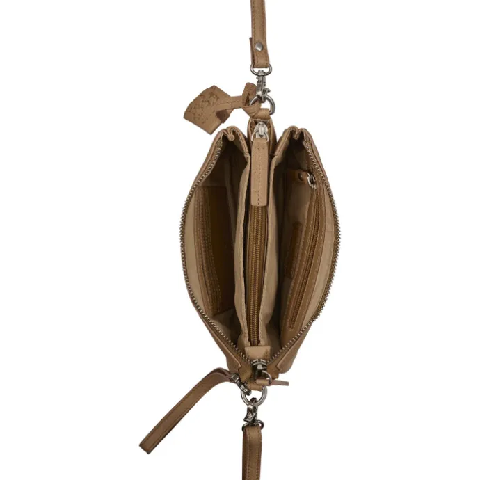 Burkely Soft Skylar Triple Pocket Zip cozy cognac