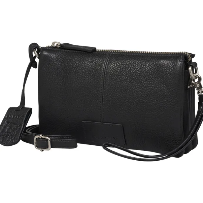Burkely Soft Skylar Triple Pocket Zip black