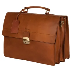 Burkely Vintage Dean Briefcase cognac