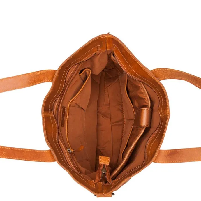 Burkely Vintage Jade Laptopshopper 14" cognac