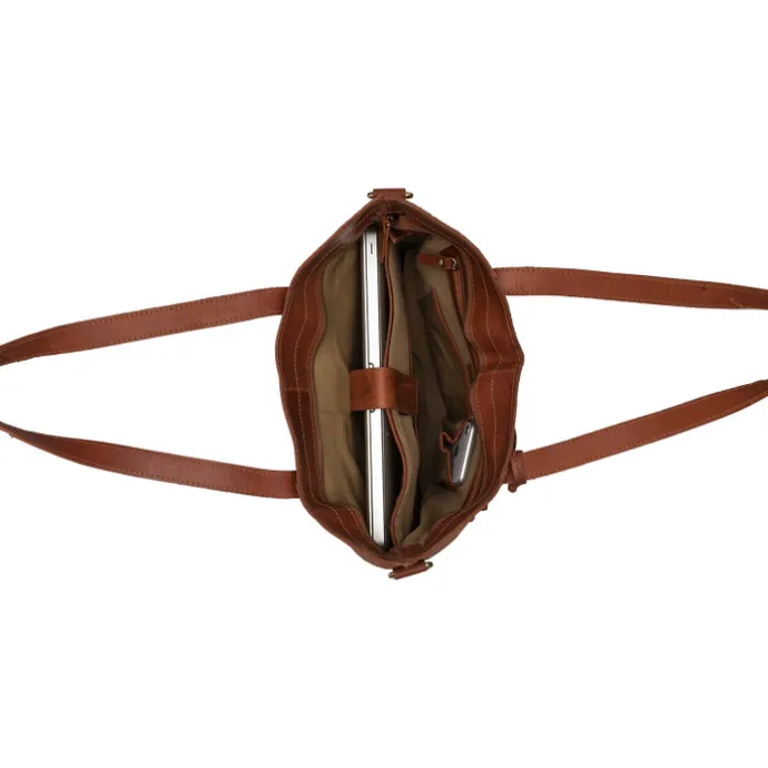 Burkely Vintage Jade Laptopshopper 14" cognac