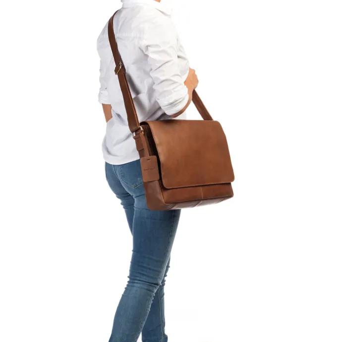 Burkely Vintage Juul Messenger Bag cognac