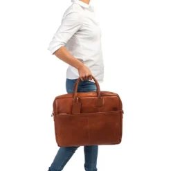 Burkely Vintage Max Worker 17.3" cognac
