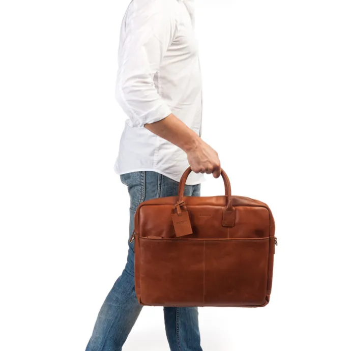 Burkely Vintage Max Worker 17.3" cognac