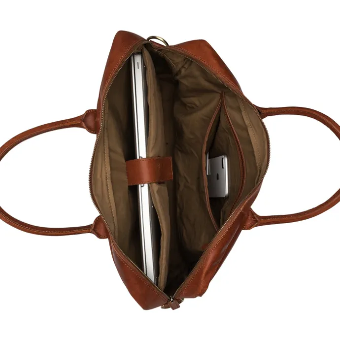 Burkely Vintage Max Worker 17.3" cognac