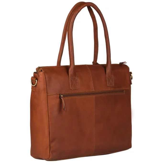 Burkely Vintage Valerie Laptop Bag 15" cognac