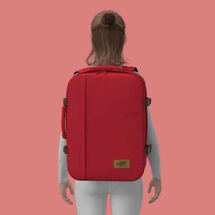 CabinZero Classic 44L Ultra Light Cabin Bag london red