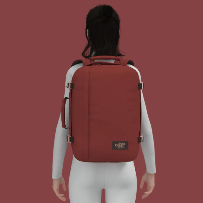 CabinZero Classic 36L Ultra Light Cabin Bag sangria red