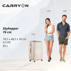 CarryOn Skyhopper 78 Set van 2 champagne