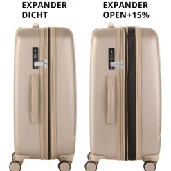 CarryOn Skyhopper 4 Wiel Trolley 68 Expandable champagne