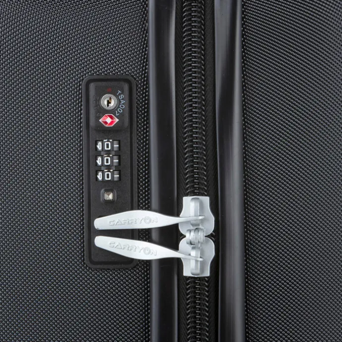 CarryOn Skyhopper 4 Wiel Trolley 55 + Beautycase Set black