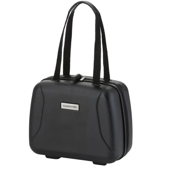 CarryOn Skyhopper 4 Wiel Trolley 55 + Beautycase Set black