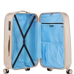 CarryOn Skyhopper 4 Wiel Trolley 55 + Beautycase Set champagne