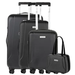 CarryOn Skyhopper 4-Delige Kofferset Beautycase/S/M/L black