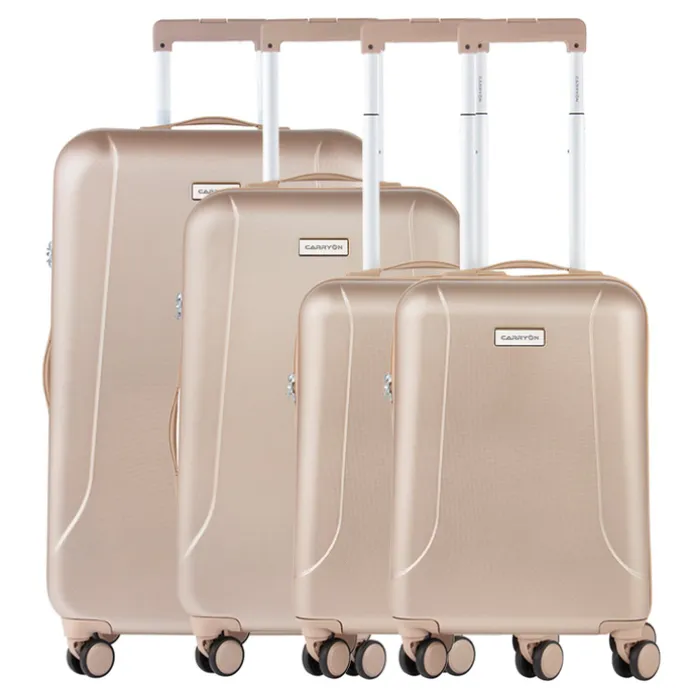CarryOn Skyhopper 4-Delige Kofferset S/S/M/L champagne