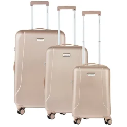 CarryOn Skyhopper Trolleyset 3pcs TSA champagne