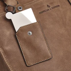 Castelijn & Beerens Carisma Laptop Shopper RFID 15.6'' + Tablet cognac