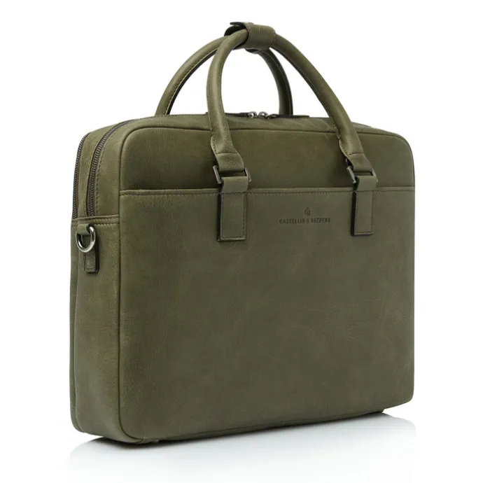 Castelijn & Beerens Carisma Laptopbag 15.6" dark military