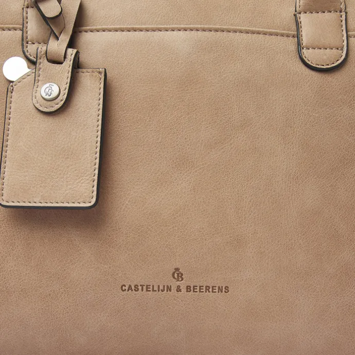 Castelijn & Beerens Carisma Laptopbag 15.6" beige