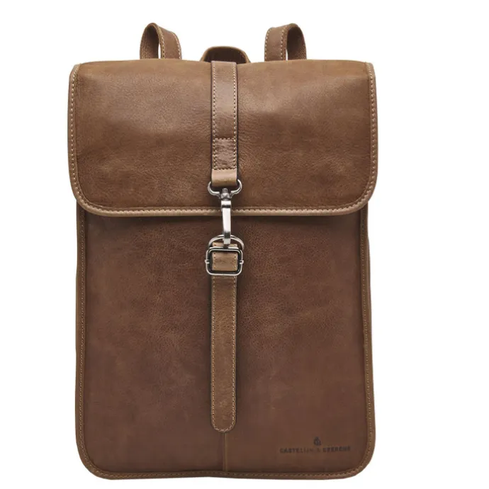 Castelijn & Beerens Carisma Laptoprugzak RFID 15.6'' + Tablet cognac